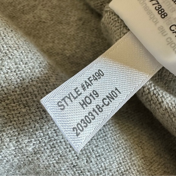 J Crew size 3X Gray Boston Terrier Dog Teddie Sweater Crewneck Cotton Knit Grey - Picture 7 of 7